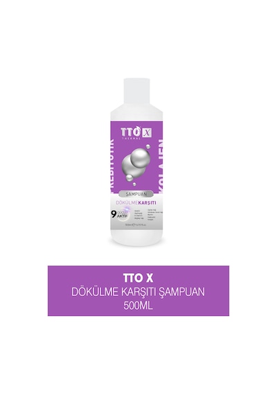 Tto X Dökülme Karşıtı Saç Şampuanı Kolajen Ve Prebiyotik Tüm Saçlar