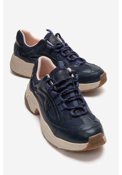 Luvishoes Letty Lacivert Baskı Scuba Kadın Spor Ayakkabı Lacivert