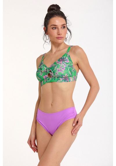 Argento Kadın Fiyong Detaylı Yeşil Çiçekli Balensiz Çıkarılabilir İnce Kaplı Slip Bikini Takımı Yeşil Çiçekli Argento Kadın Fiyong Detaylı Yeşil Çiçekli Balensiz Çıkarılabilir İnce Kaplı Slip Bikini Takımı Yeşil Çiçekli