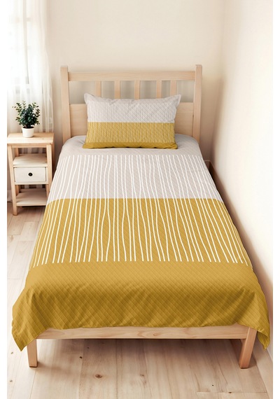 Sarı Çizgili Modern Genç Odası Tek Kişilik Pike Takımı - Geometrik 160x220 Cm Kapitone Yatak Örtüsü Keten Nehir Parıltısı Sarı Çizgili Modern Genç Odası Tek Kişilik Pike Takımı - Geometrik 160x220 Cm Kapitone Yatak Örtüsü Keten Nehir Parıltısı
