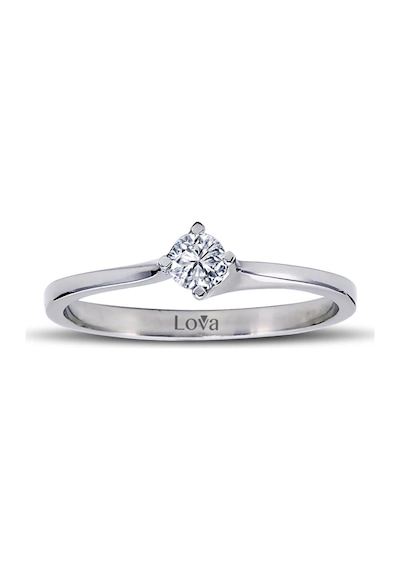 Lova F Renk 0,16 Karat Pırlanta Tektaş Yüzük - 1040055