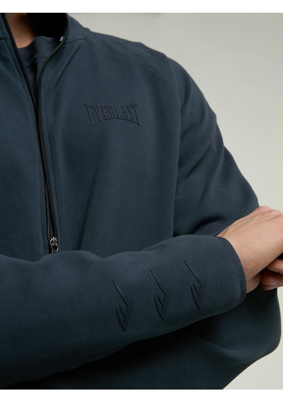 Everlast Ever Relaxed Regular Antrasit Yüksek Yaka Erkek Full Zip Sweatshirt Koyu Gri