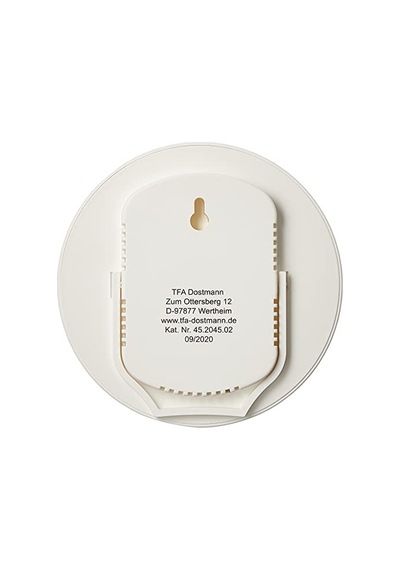 Dostmann Analog Termal Higrometre, 45.2045.02, İç Ve Dış Mekan İçin, Renkli Konfor Bölgeleri, Beyaz, U 130 X G 20 X Y 165 Mm