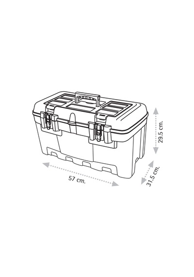 Super Bag ASR-2078 22&amp;quot; Takım Çantası - Metal Kilitli