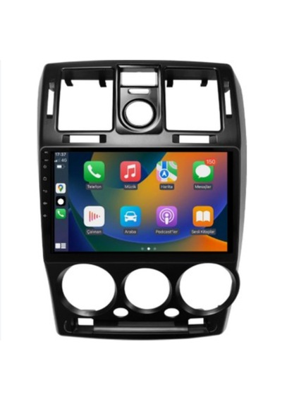 Foxus Gyundaı Getz 2002 2011 4gb Ram 64gb Hafıza Android Dokunmatik Ekran Oto Teyp - Carplay Wifi Gps Bluetooth Kamera Destekli Oem Netflix Spotıfy