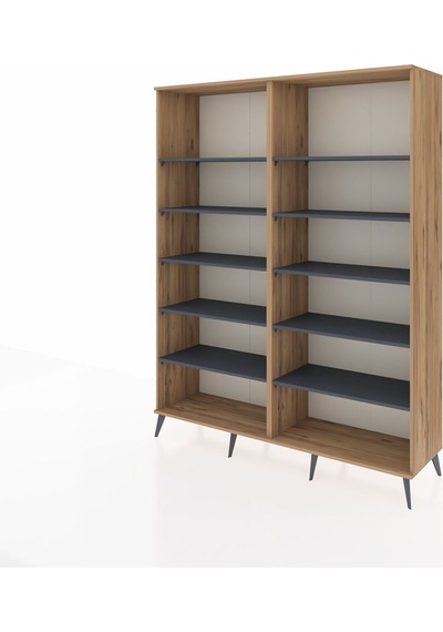 Hyperion Gardrop 10 Raflı 176x44x221 Çam-çam/antrasit Çam/antrasit Hyperion Gardrop 10 Raflı 176x44x221 Çam-çam/antrasit Çam/antrasit