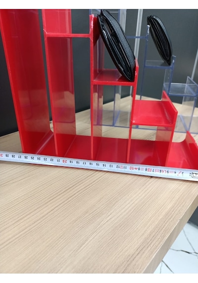 Uzman Grup Raf Pleksi Cüzdanlık Teşhir Standı (10'Li Paket)