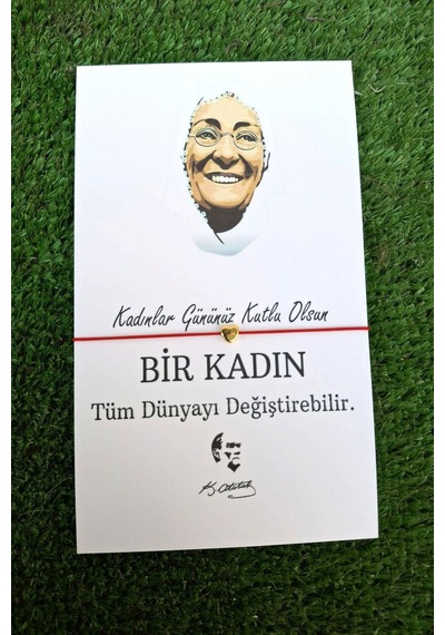 10 Adet Gold Kalpli Bileklik - Zübeyde Hanım Kartlı - Kadınlar Günü Hediyesi - Jelatinli Paket Renkli