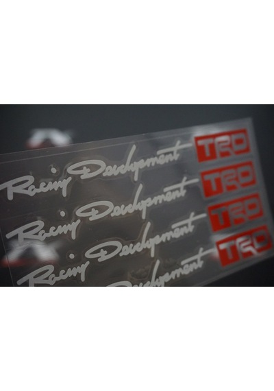 Toyota Trd Racing Development Kapı Kolu Ayna Torpido Sticker (547208396)