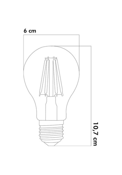 Heka Led Rustik Ampul E27 6w 3000k Gün Işığı Ca2e1c3m2e5p0