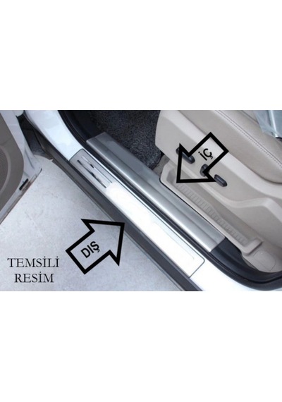 Vw Passat B6 Kapı Eşiği - Krom 4 Parça Sd 2005-2010