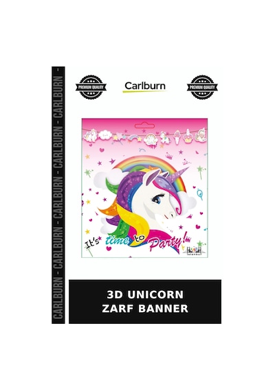 Özel Üretim 3d Unıcorn Zarf Banner Prizma Duvar Süsü Tasarım +3