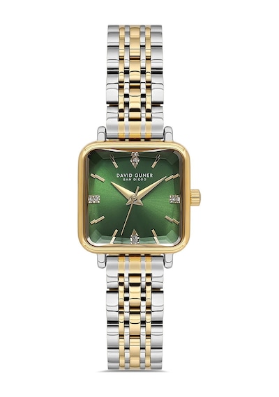 David Guner Dg-9068la-d10 Gold - Gri Kadın Kol Saati