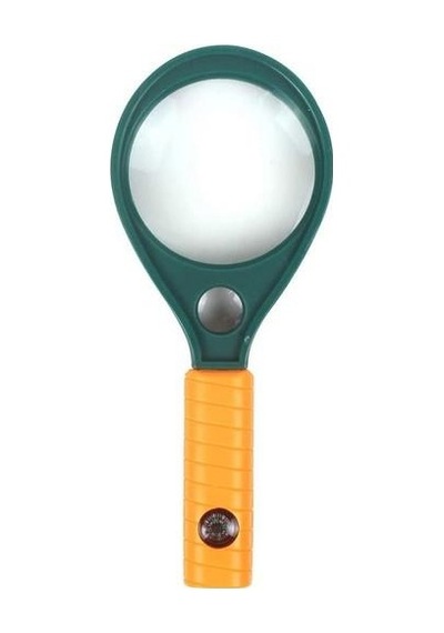 Selfsun Büyüteç Glass Camlı 75 MM Pusulalı