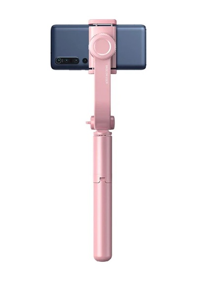 Lovely Bluetooth Selfie-özçekim Tripod Çubuğu Monopod- 5775 - Hs08371963-8863 Pembe