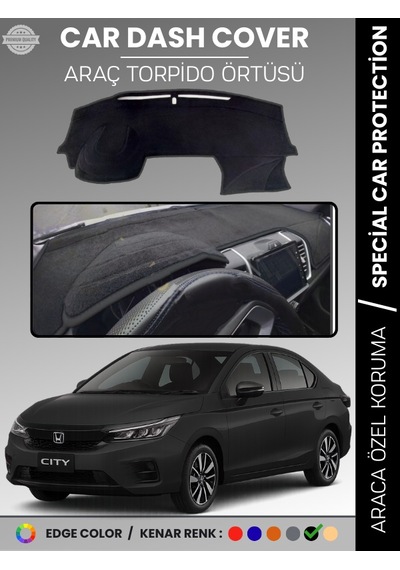 Honda Cıty 2020+ Torpido Örtüsü Ön Panel Göğüs Koruma Tam Uyum Uv Koruma Kaymaz - 298 Stiloto