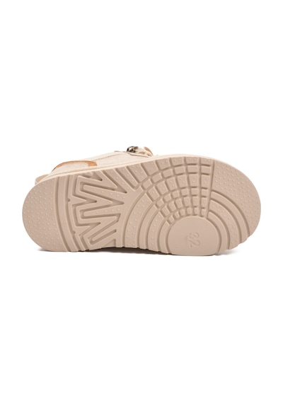 Bej Süet Bağcıklı Unisex Çocuk Spor Ayakkabı 412445 F Bej