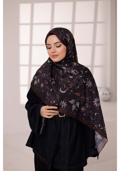 Mimiyum Rüya Desen-soft Şal Bordo Çok Renkli
