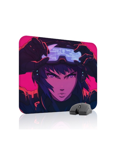 Ghost İn The Shell Kaymaz Dikişli Kauçuk Oyuncu Mousepad V3 - 48x40 Xl Gaming Mouse Pad Fare Altlığı
