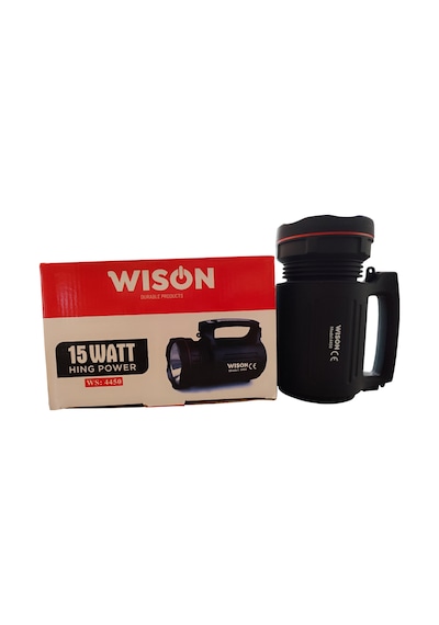 Wison Ws-4450 Su Geçirmez Fener 5000m Menzil Siyah