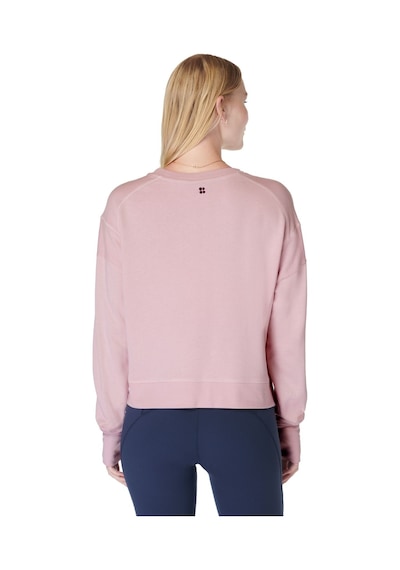 Sweaty Betty After Class Crop Sweatshirt 28336 Pembe