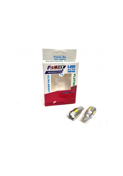 Femex Platinum Mercekli Turuncu T15 W16w 3035 Chip 18smd 10w Led Ampul Feemx