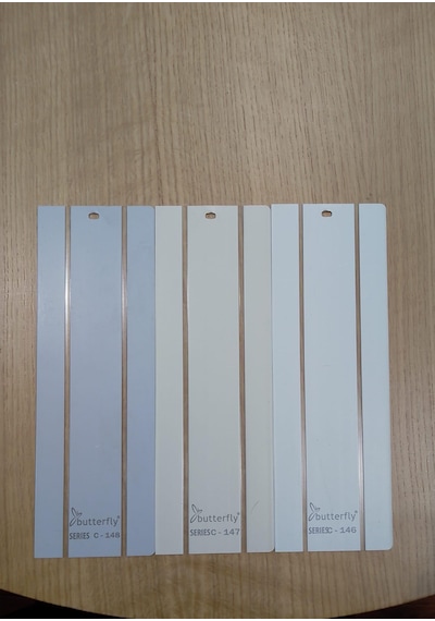 As Perde Çizgili Pvc Dikey Perde