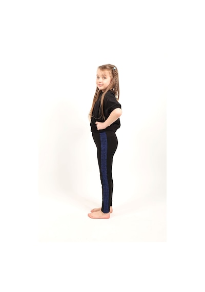 Toontoy Kids Toontoy Kız Çocuk Uzun Tayt Saks Mavi