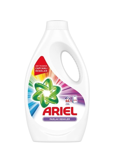 Ariel Renkliler için Sıvı Çamaşır Deterjanı 44 Yıkama 2.86 L