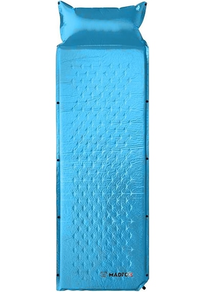Madfox Outward Ultralight Yastıklı Şişme Kamp Matı Mavi Açık Mavi