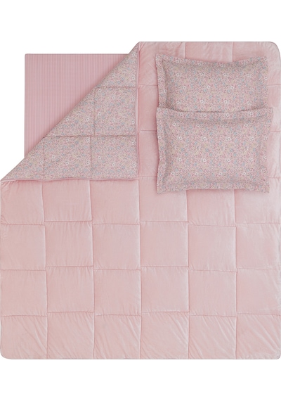 Yataş Bedding Piante Çift Kişilik Triola Set - Pudra