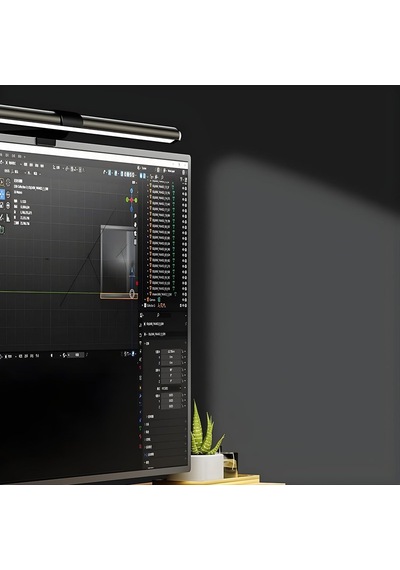 51cm Led Monitör Işık Çubuğu, Ayarlanabilir Renk Sıcaklığı Ve Parlaklığı, Uzaktan Kumandalı, Dimmer Kontrol