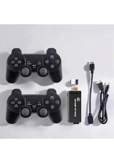 Game Box 20.000 Oyunlu 8k Ultra Hd Oyun Konsolu 64 Gb Kablosuz Çift Kontrolcü Seti