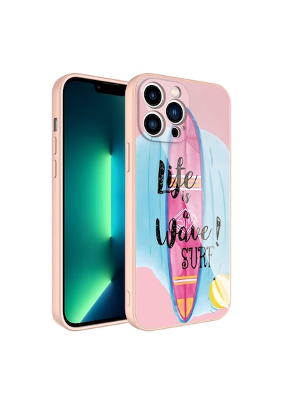 Zore İphone 12 Pro Uyumlu Kamera Korumalı Desenli Sert Silikon Ogaa Epoksi Kılıf-no10