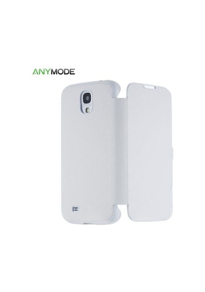 Anymode İ9500 Galaxy S4 İle Uyumlu Folio Cover Kılıf Beyaz