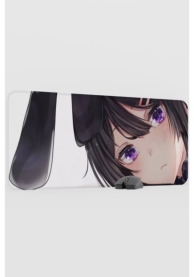 Bunny Girl Senpai Anime V5 - 90x40 Xxl Gaming Kauçuk Kaymaz Taban Mouse Pad Fare Altlığı