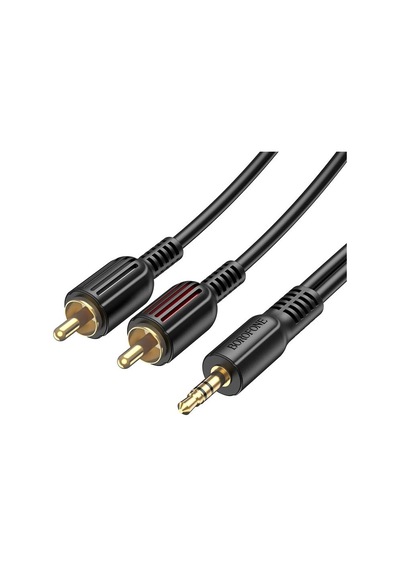 Kablo Aux Audio 3.5mm To Çift Rca Aux Standart Ses Kablosu 3.5mm Kulakık Çıkışlı Tablet Bilgisayar Telefon Ve Mp3
