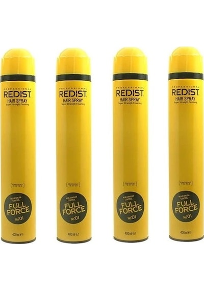 Redist Full Force Saç Spreyi 4 x 400 ML