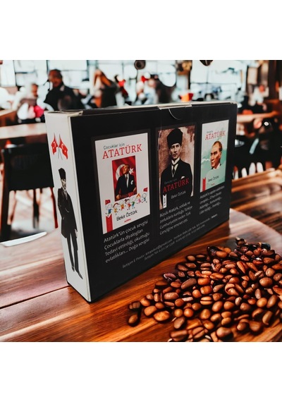 3 Kitaptan Oluşan Muhteşem Atatürk Seti 3 Kitap,poster,not Defteri,ayraç