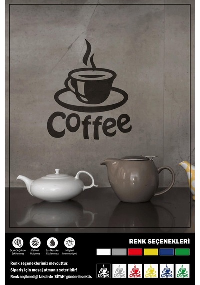 Coffee Stıcker 25 X 30 Cm
