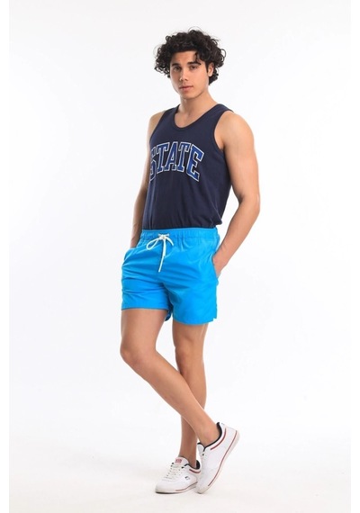 Superfly Swimshort Erkek Turkuaz Şort 21678-44 Siyah