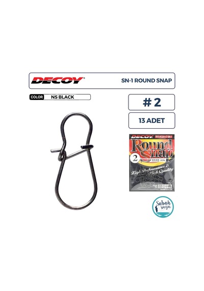 Decoy Sn-1 Round Snap Klips Bn 2 30lb 13 Adet