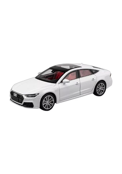 Scowetto Audi A7 Araba 1:24 Diecast Metal Model Araba Koleksiyon Araba Sesli Işıklı 21 Cm Oyuncak Araba