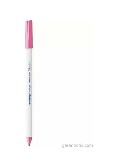 Edding 4600 Fosforlu Pembe Kumaş Boyama Kalemi T-shirt/tekstil Pen