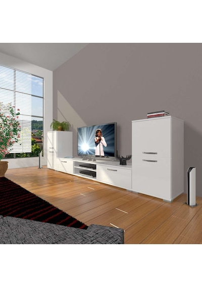 Decoraktiv Eko On2 Slm Dvd Tv Ünitesi Tv Sehpası Beyaz