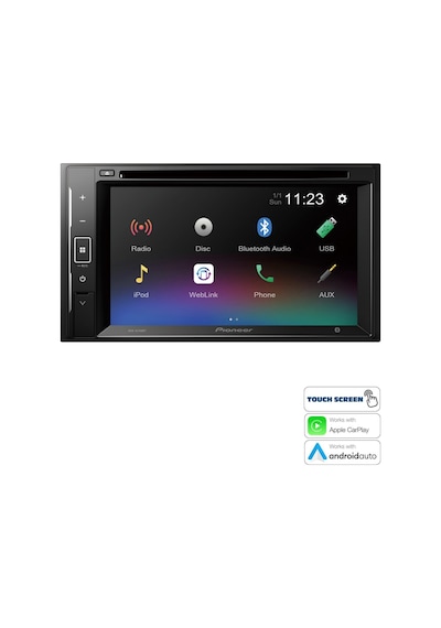 Pioneer Avh-a240bt 6,2" Bluetooth Lu Double Teyp