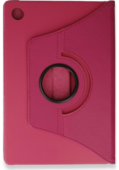 Flzdgnkr Newface Samsung Galaxy Tab A9 Plus Kılıf 360 Tablet Deri Kılıf - Pembe