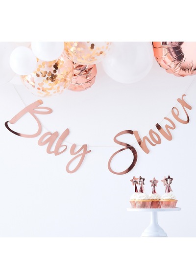 Baby Shower Asılan Süs - Rose Gold 0 - 99