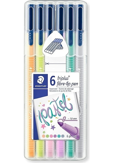 STAEDTLER KEÇELİ KALEM 6LI PASTEL 323 SB6CS01