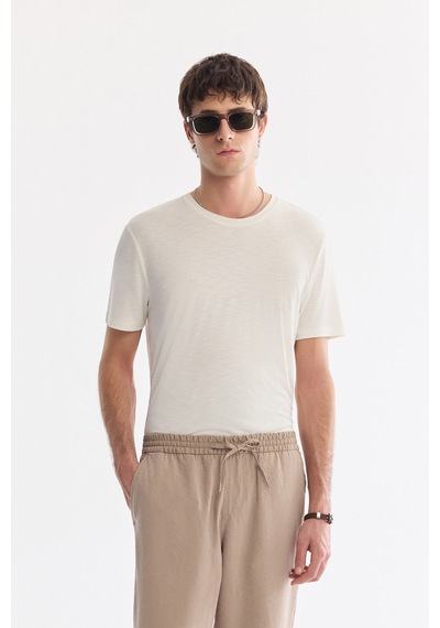 Avva Erkek Bej Beli Lastikli Nefes Alan Modal Karışımlı Soft Touch Relaxed Fit Jogger Pantolon A61y3031 Avva Erkek Bej Beli Lastikli Nefes Alan Modal Karışımlı Soft Touch Relaxed Fit Jogger Pantolon A61y3031